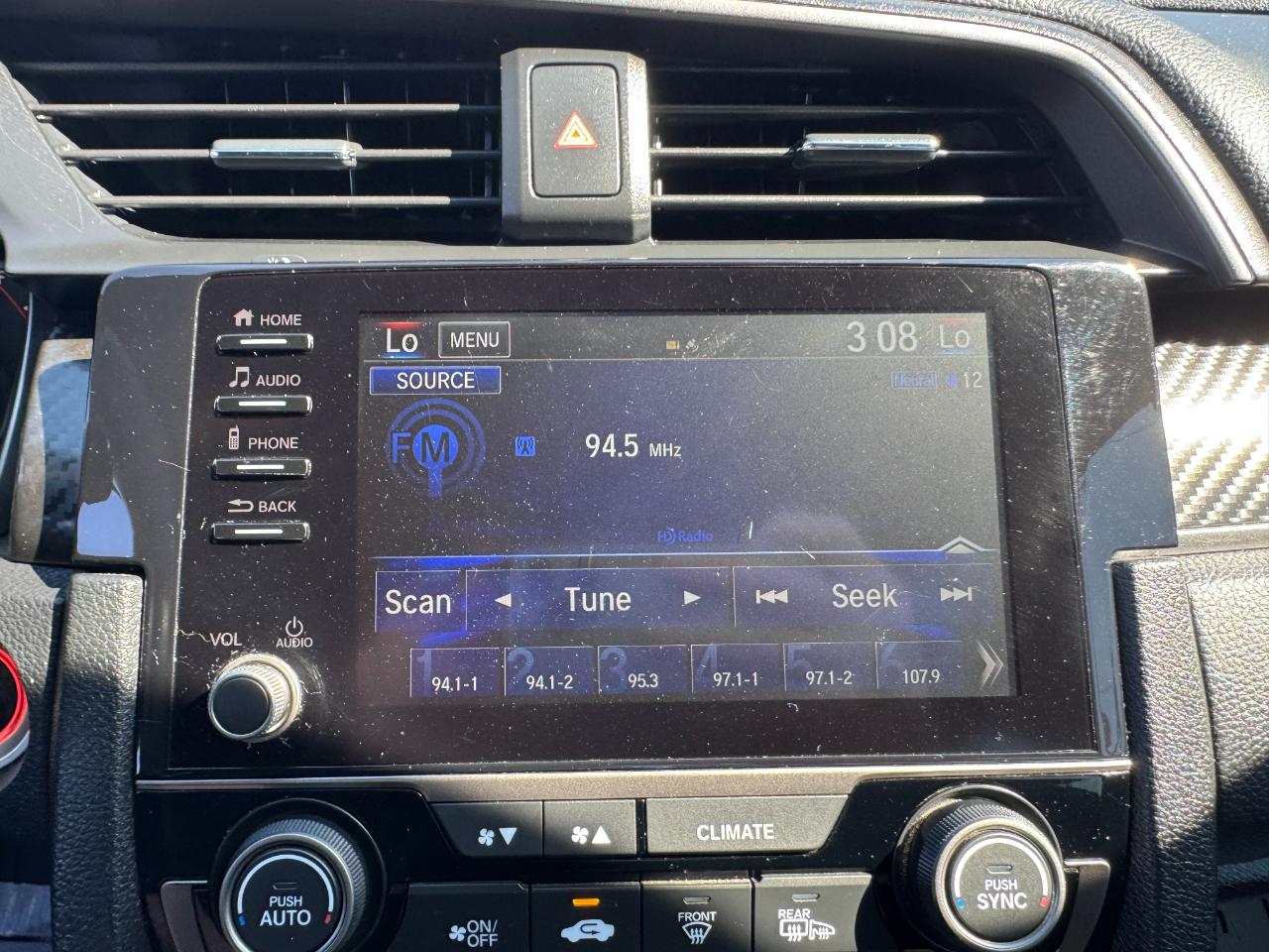 Honda Civic Si Sedan Manual w/Summer Tires *Ltd Avail* 2019