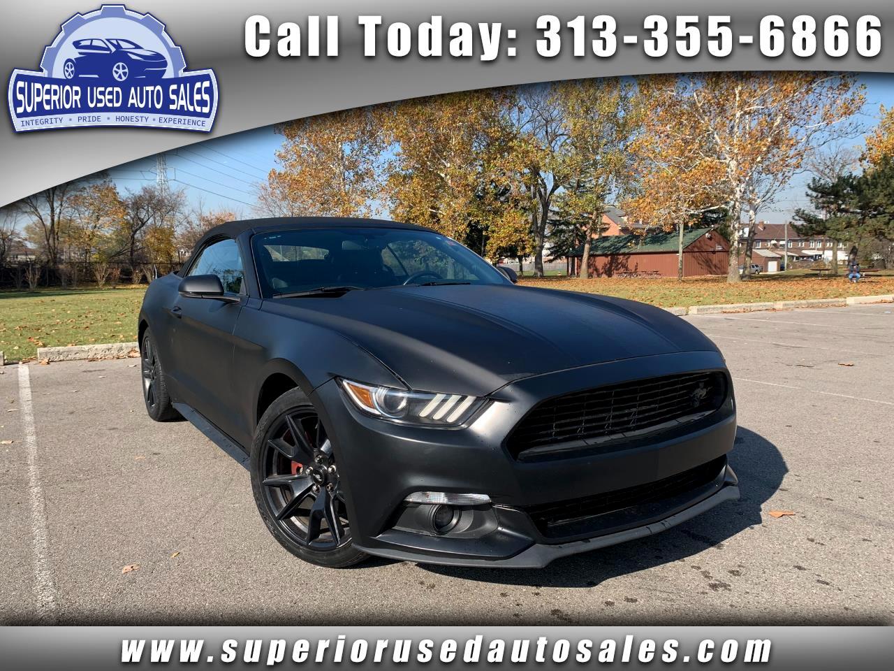 Ford Mustang EcoBoost Premium Convertible 2016