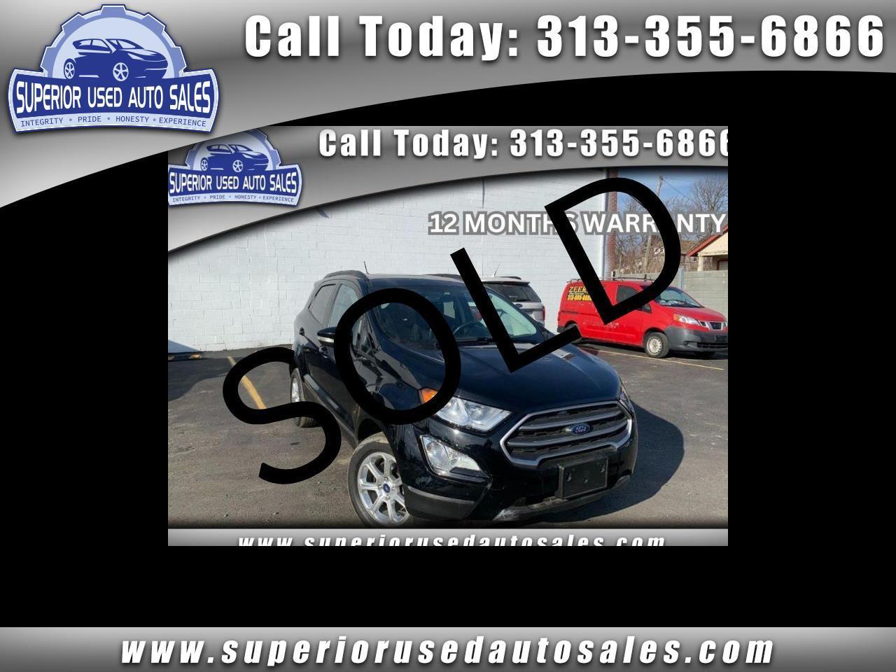 Ford EcoSport SE 2020