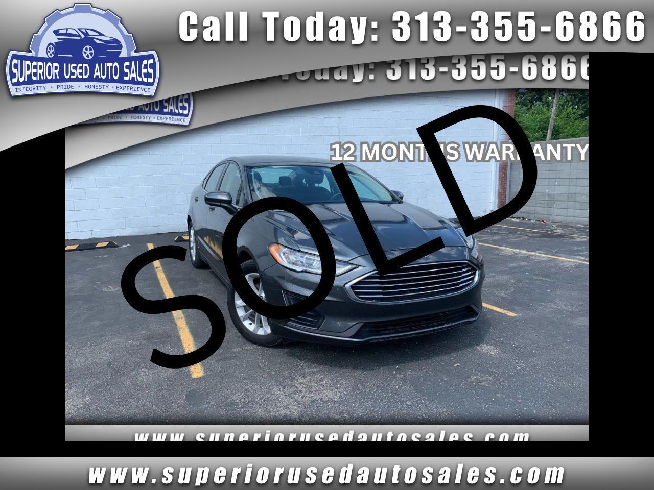 Ford Fusion SE 2020