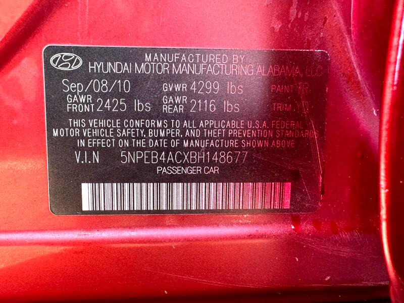 Hyundai Sonata GLS Auto 2011