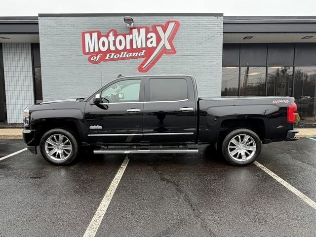 Black 2017 Chevrolet Silverado 1500 High Country Crew Cab 4WD Pickup Truck Four-Wheel Drive Automatic