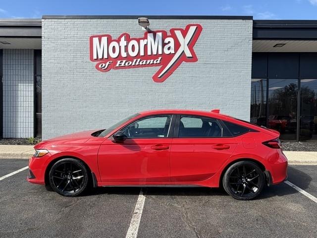 Red 2023 Honda Civic Hatchback Sport FWD Hatchback Front-Wheel Drive Automatic