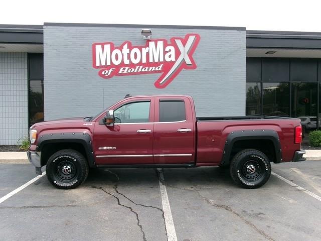 Red 2015 GMC Sierra 1500 Pickup Truck Four-Wheel Drive Automatic