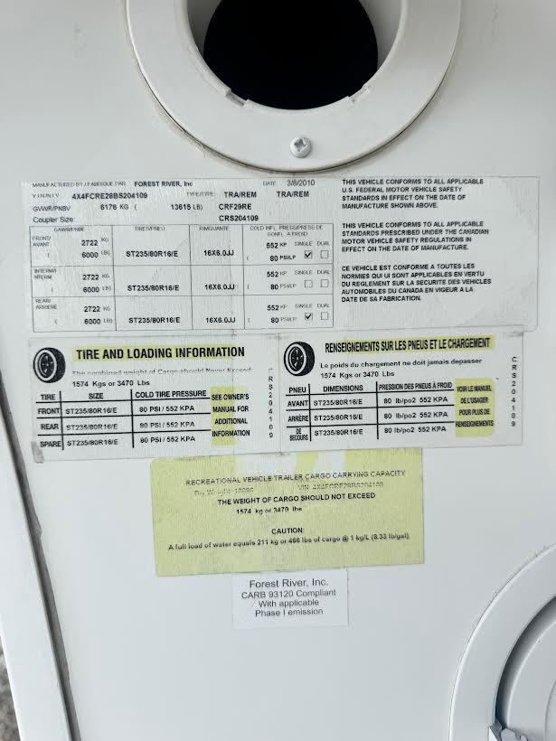 Forest River Silverback  2011