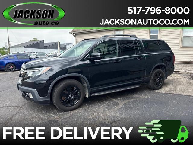 Black 2017 Honda Ridgeline Black Edition AWD Pickup Truck All-Wheel Drive Automatic