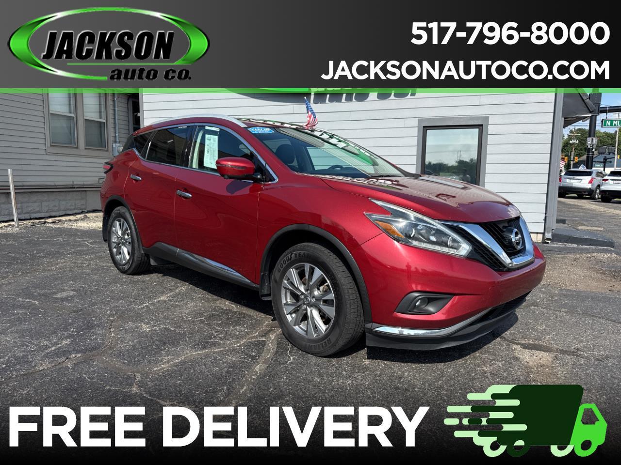 Red 2018 Nissan Murano SUV / Crossover All-Wheel Drive Automatic