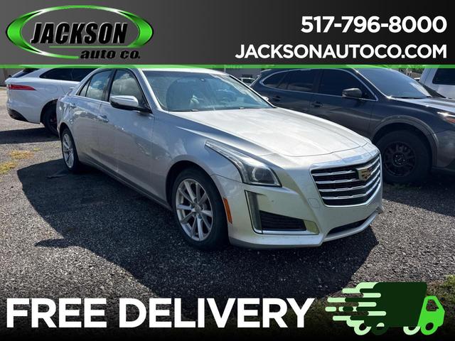 Silver 2017 Cadillac CTS Sedan All-Wheel Drive Automatic