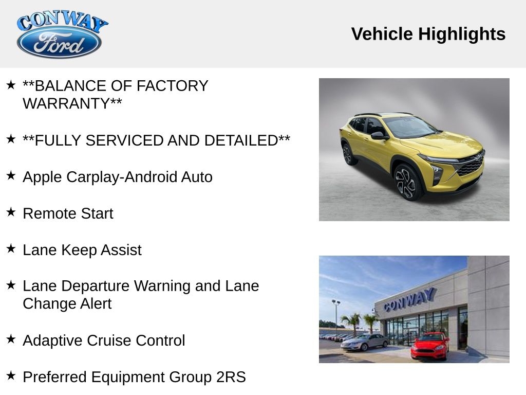 Chevrolet Trax 2RS 2025 Chevrolet Trax 2RS 2025