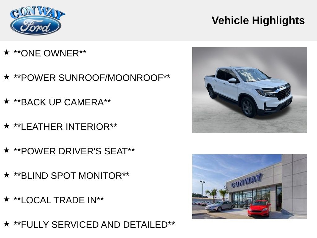 Honda Ridgeline RTL-E 2023 Honda Ridgeline RTL-E 2023