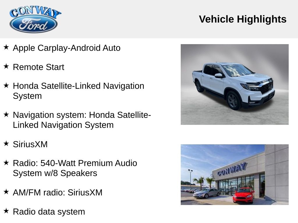 Honda Ridgeline RTL-E 2023 Honda Ridgeline RTL-E 2023