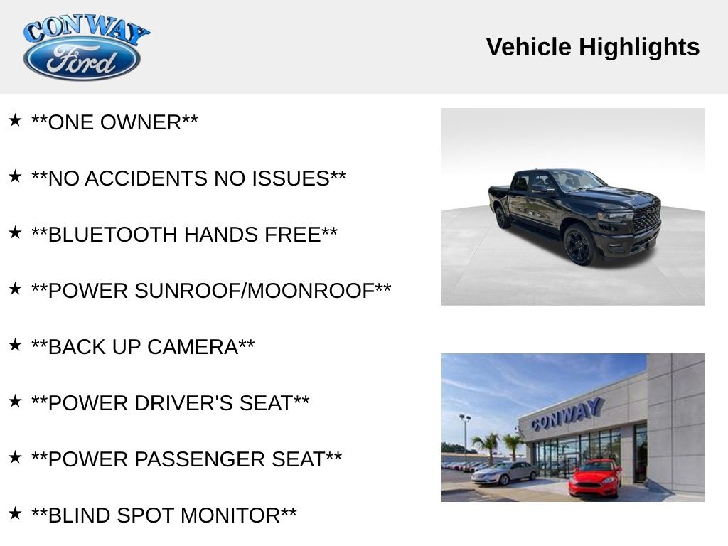 RAM 1500 Big Horn Crew Cab SWB 4WD 2025 RAM 1500 Big Horn Crew Cab SWB 4WD 2025