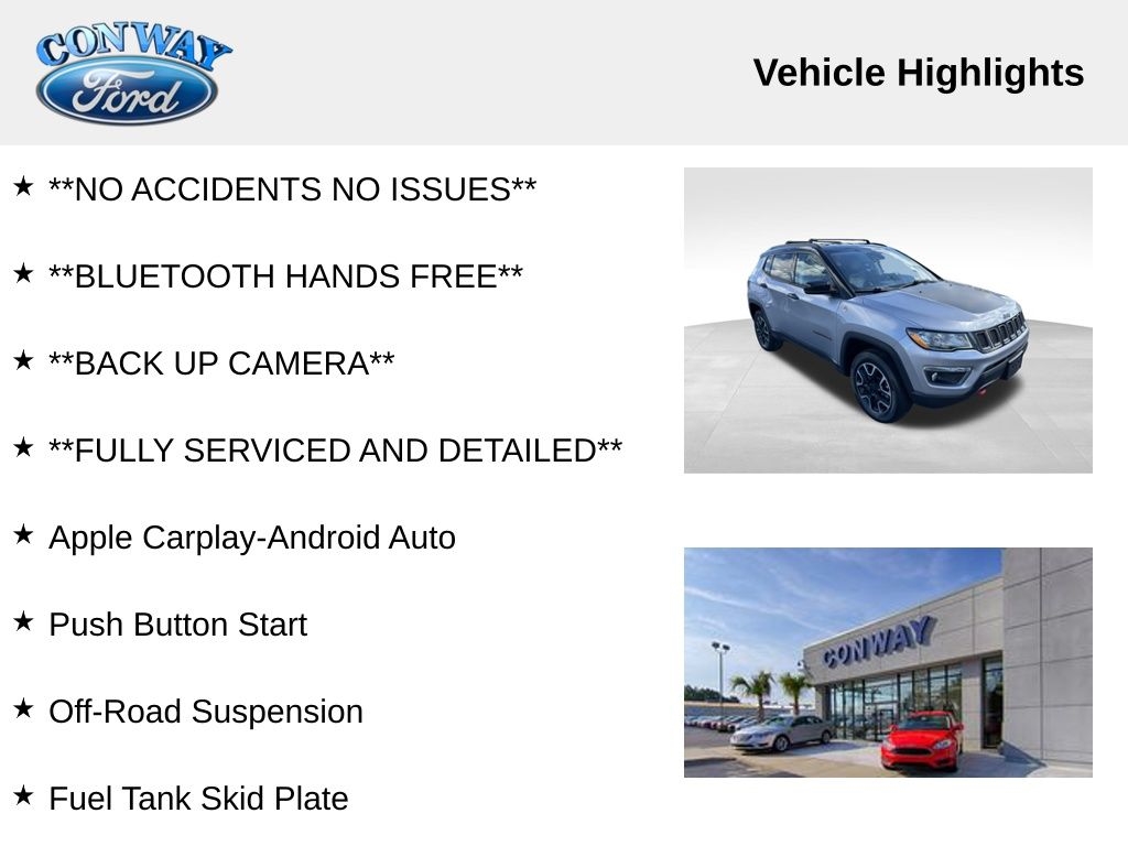 Jeep Compass Trailhawk 4WD 2019 Jeep Compass Trailhawk 4WD 2019