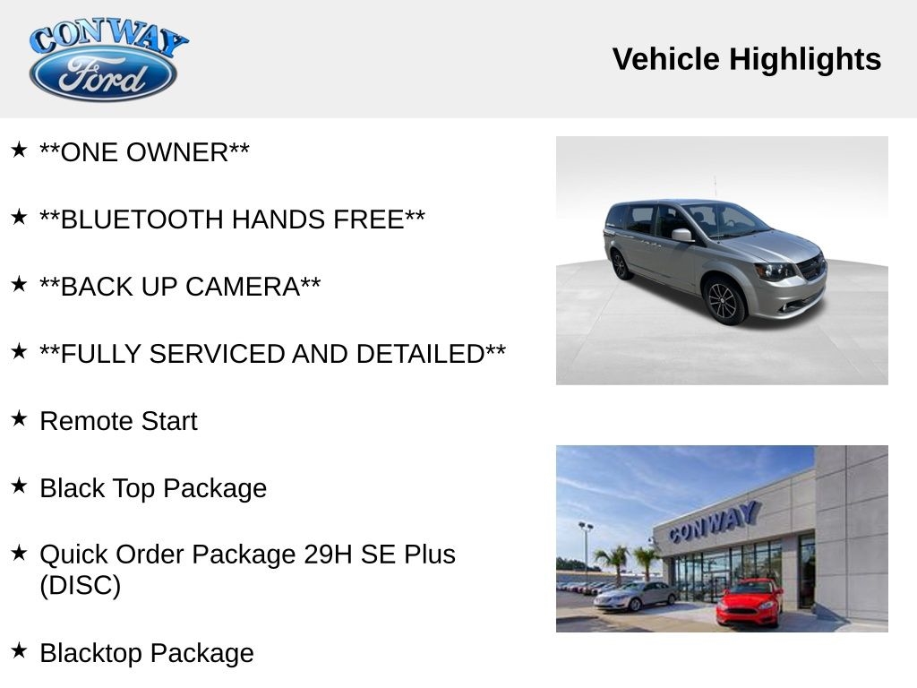 Dodge Grand Caravan SE 2019 Dodge Grand Caravan SE 2019