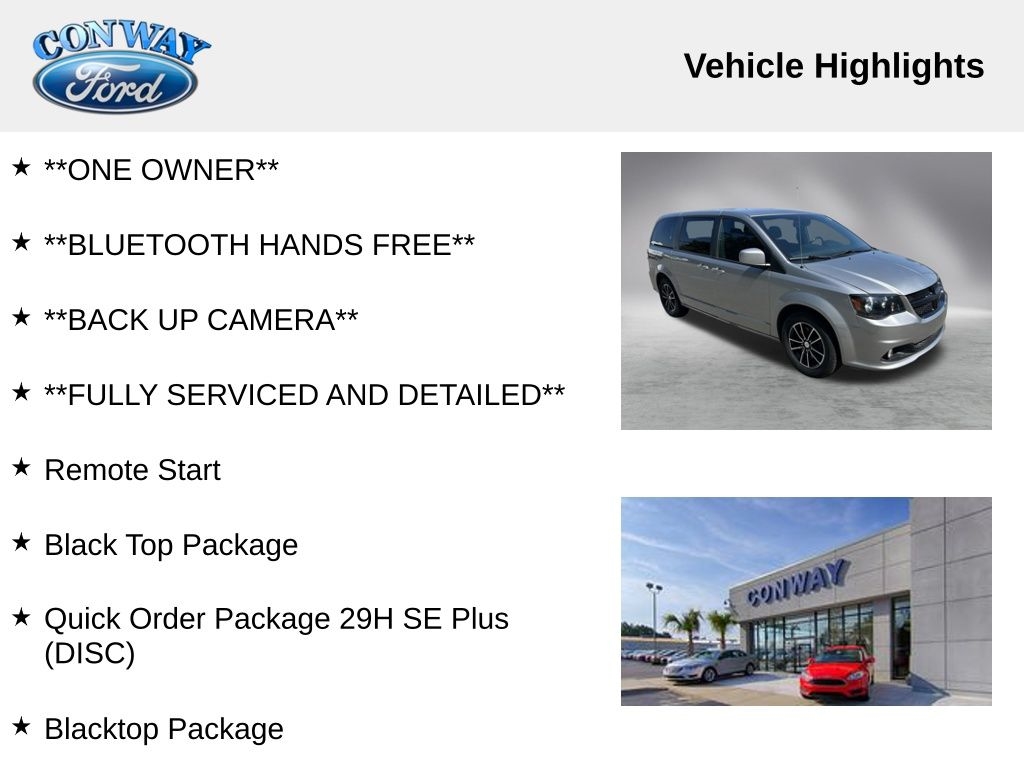 Dodge Grand Caravan SE 2019