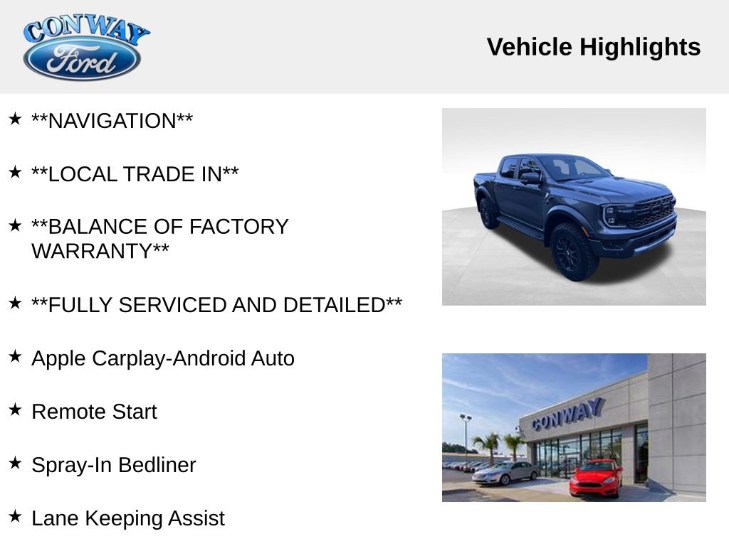 Ford Ranger Raptor SuperCrew 4WD 2025 Ford Ranger Raptor SuperCrew 4WD 2025