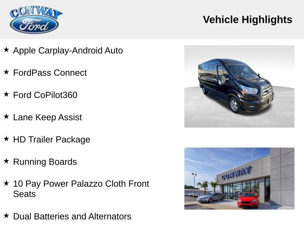 Ford Transit 350 Wagon Med. Roof XL w/Sliding Pass. 148-in. WB 2020 Ford Transit 350 Wagon Med. Roof XL w/Sliding Pass. 148-in. WB 2020