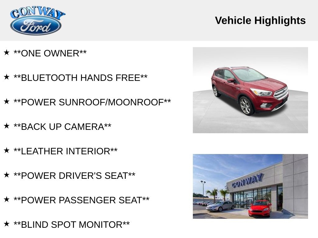 Ford Escape Titanium FWD 2018 Ford Escape Titanium FWD 2018