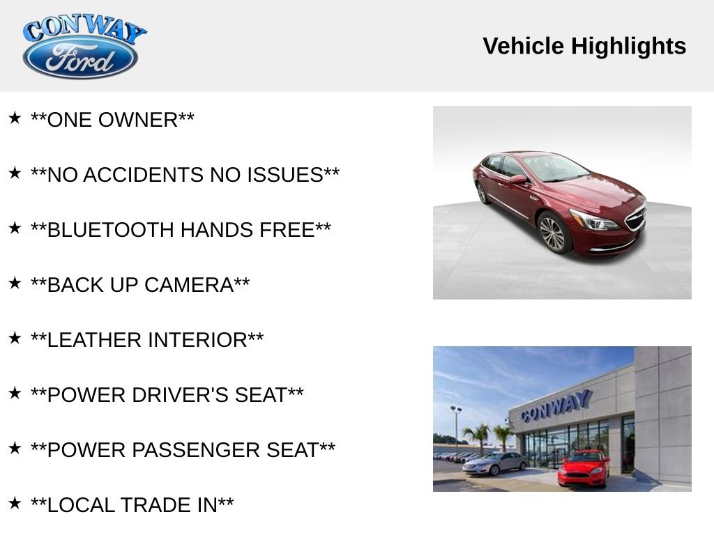 Buick LaCrosse Preferred 2017 Buick LaCrosse Preferred 2017