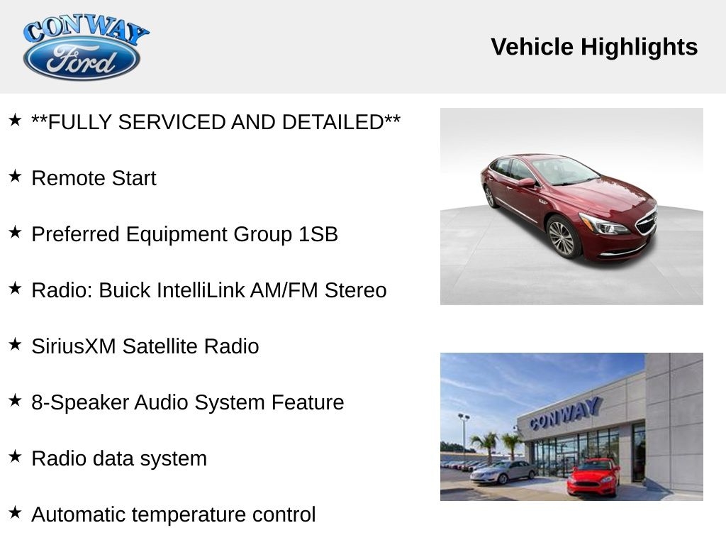 Buick LaCrosse Preferred 2017 Buick LaCrosse Preferred 2017