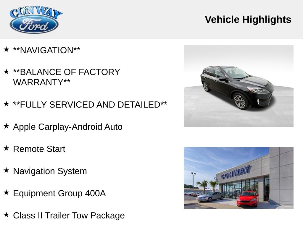 Ford Escape Hybrid Titanium 2021 Ford Escape Hybrid Titanium 2021