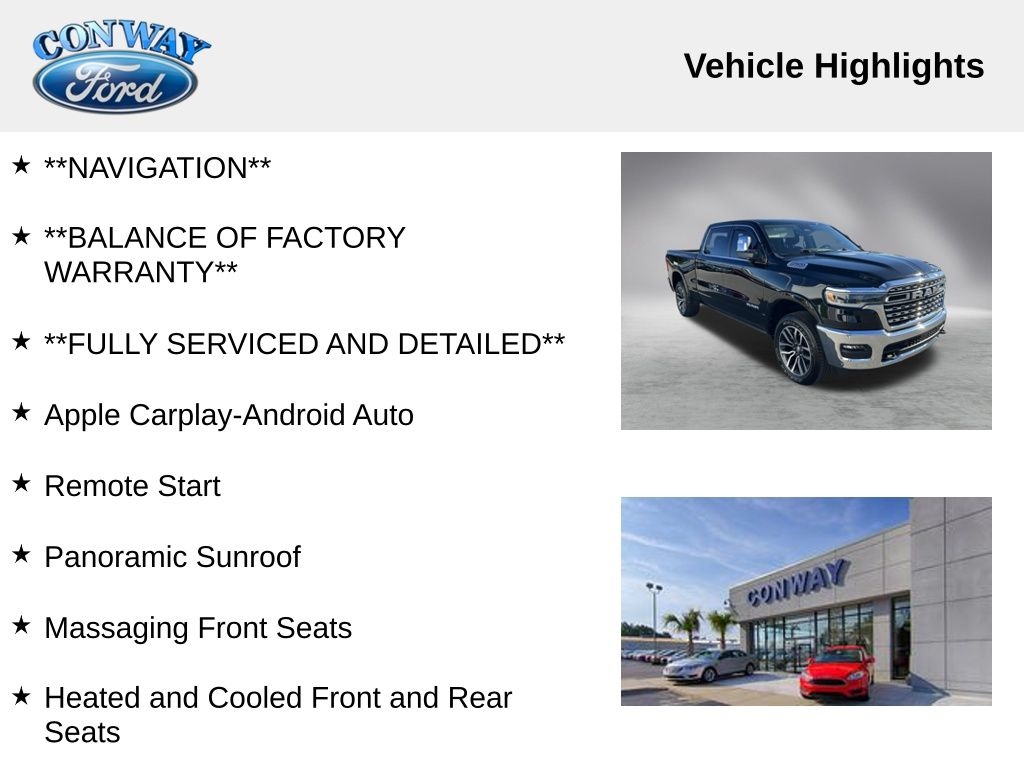 RAM 1500 Limited Crew Cab LWB 4WD 2025