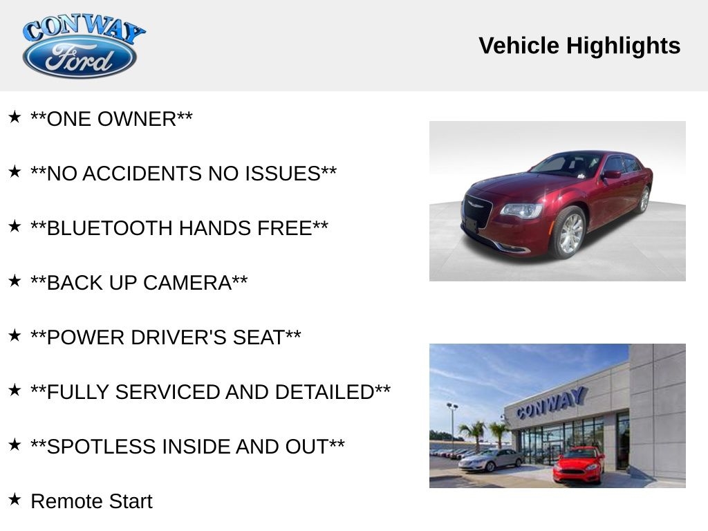 Chrysler 300 Touring AWD 2018 Chrysler 300 Touring AWD 2018