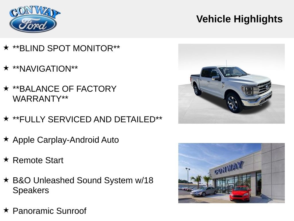 Ford F-150 Lariat SuperCrew 5.5-ft. Bed 4WD 2023