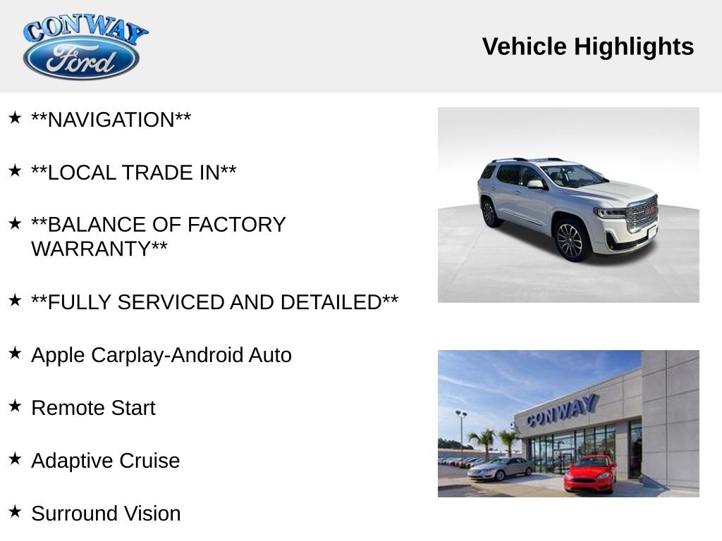 GMC Acadia Denali AWD 2022