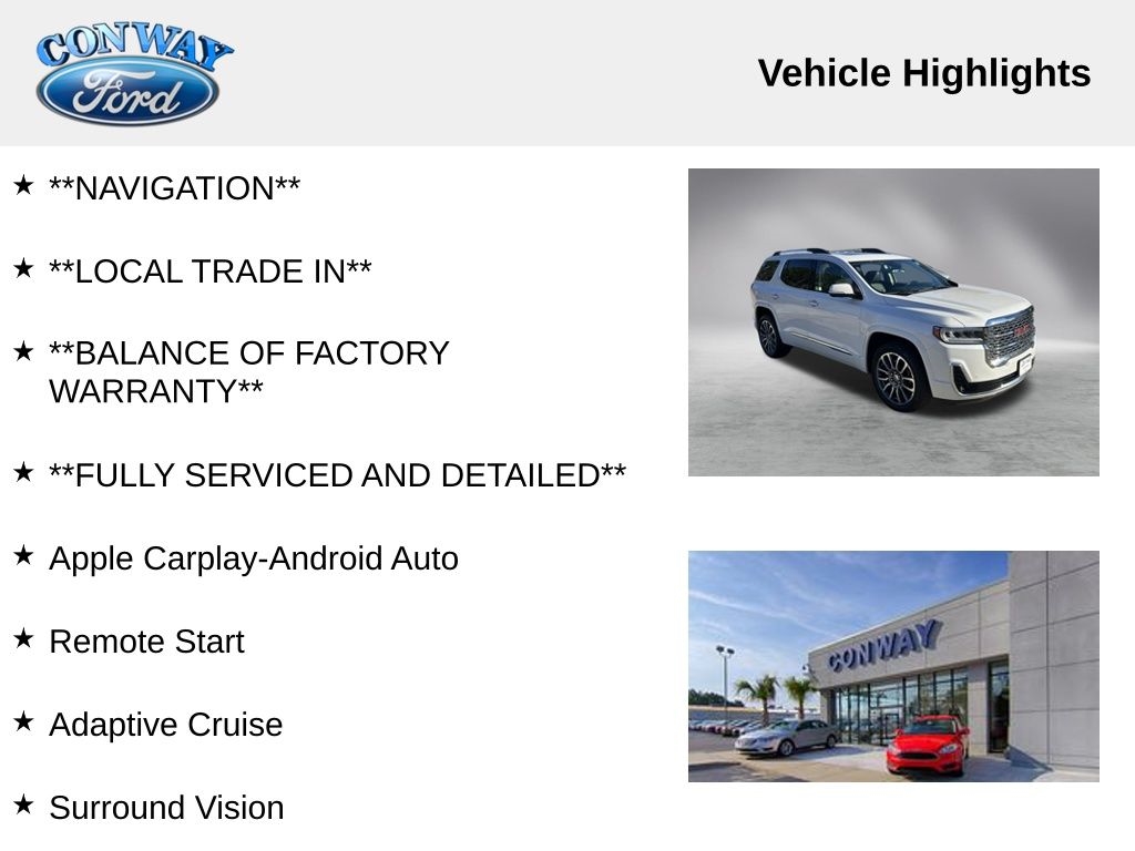 GMC Acadia Denali AWD 2022