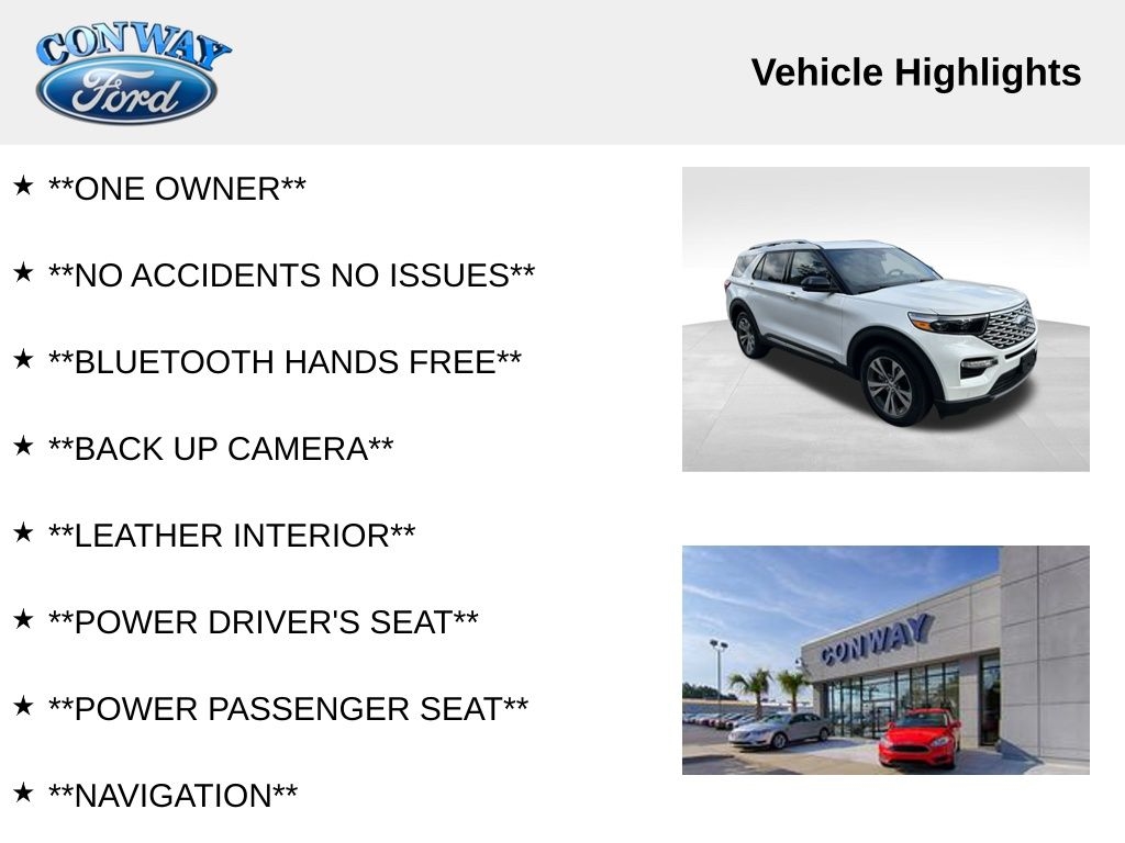 Ford Explorer Platinum AWD 2020