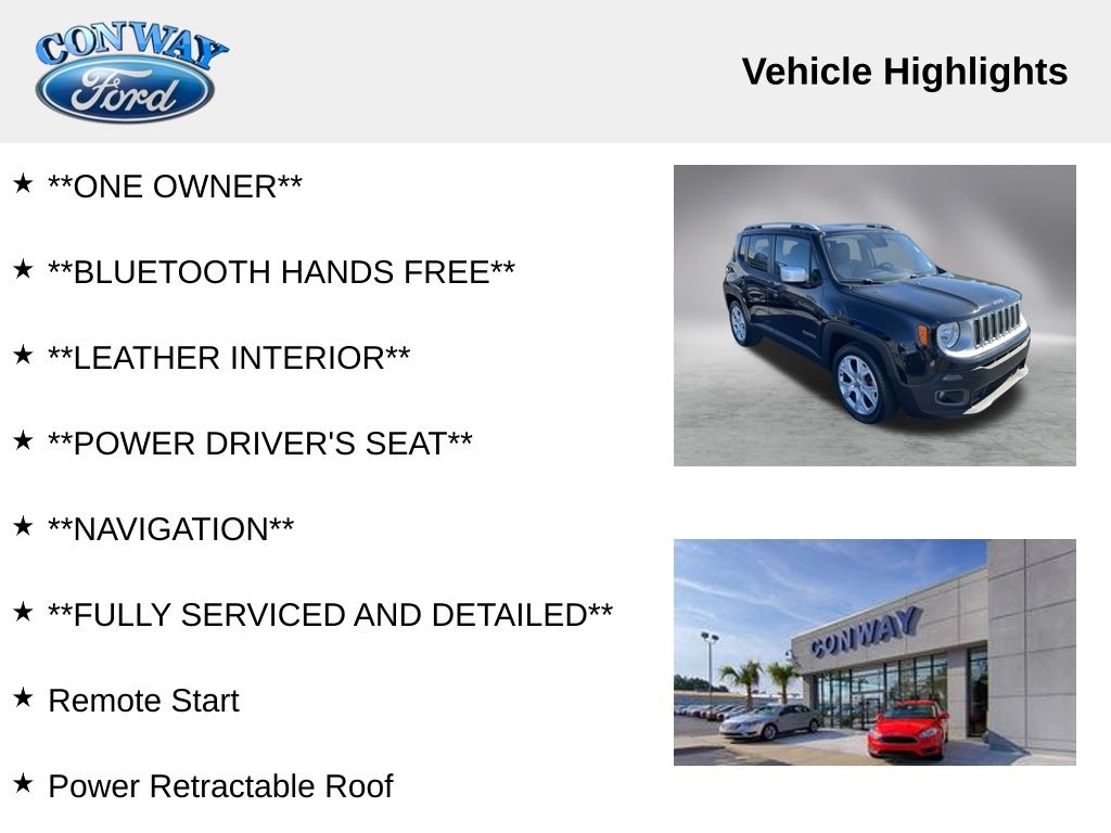 Jeep Renegade Limited FWD 2017