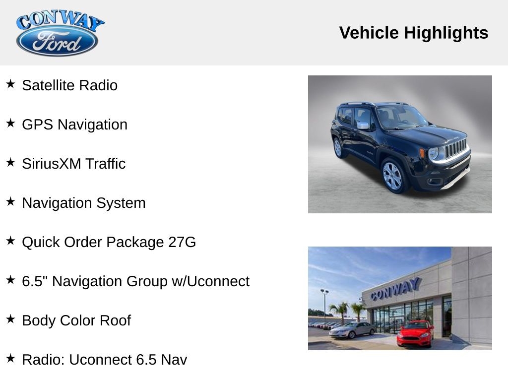 Jeep Renegade Limited FWD 2017