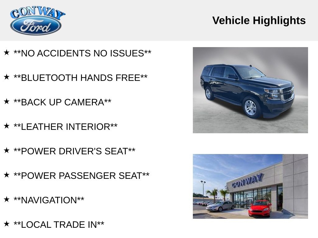 Chevrolet Tahoe LT 2WD 2018