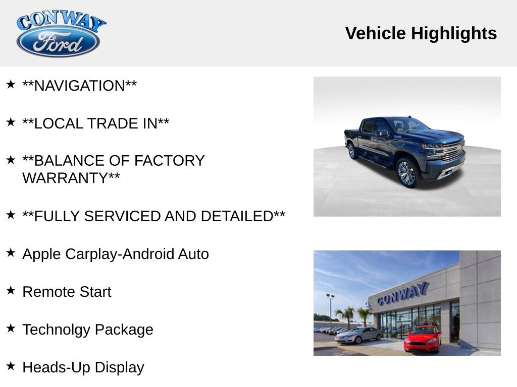 Chevrolet Silverado 1500 Limited High Country Crew Cab Long Box 4WD 2022