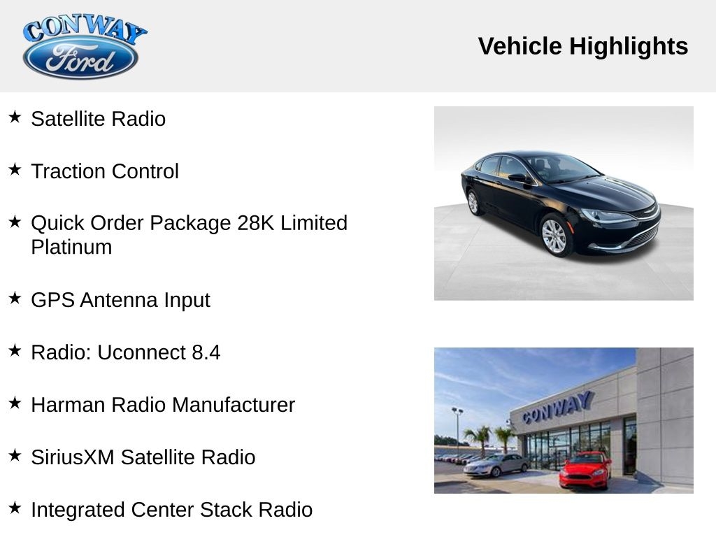 Chrysler 200 Limited Platinum 2017