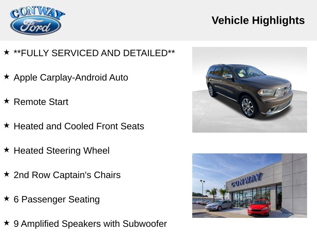 Dodge Durango Citadel 2018