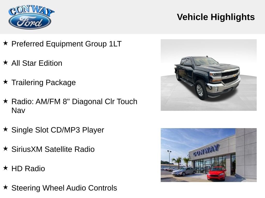 Chevrolet Silverado 1500 LT Crew Cab 2WD 2018