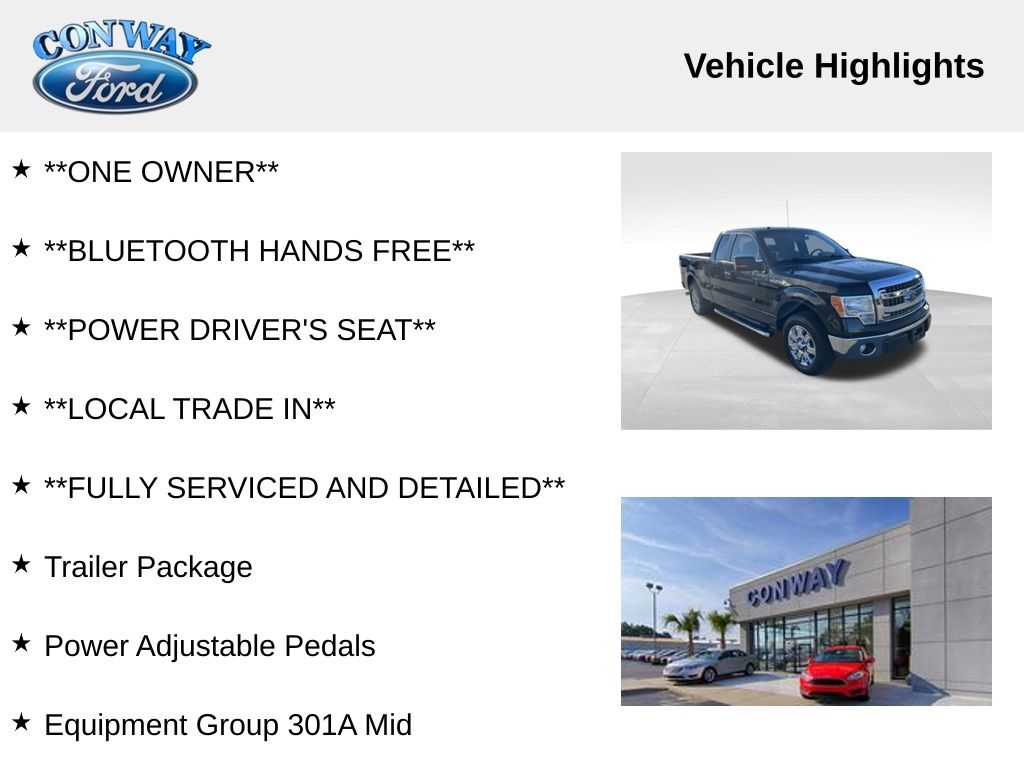 Ford F-150 Lariat SuperCab 6.5-ft. Bed 2WD 2014