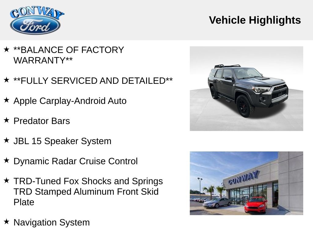 Toyota 4Runner TRD PRO 4WD 2023