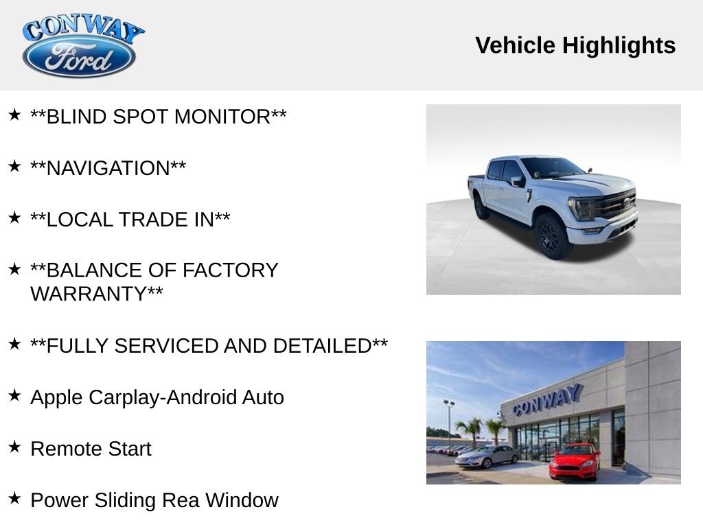 Ford F-150 Lariat SuperCrew 5.5-ft. Bed 4WD 2023