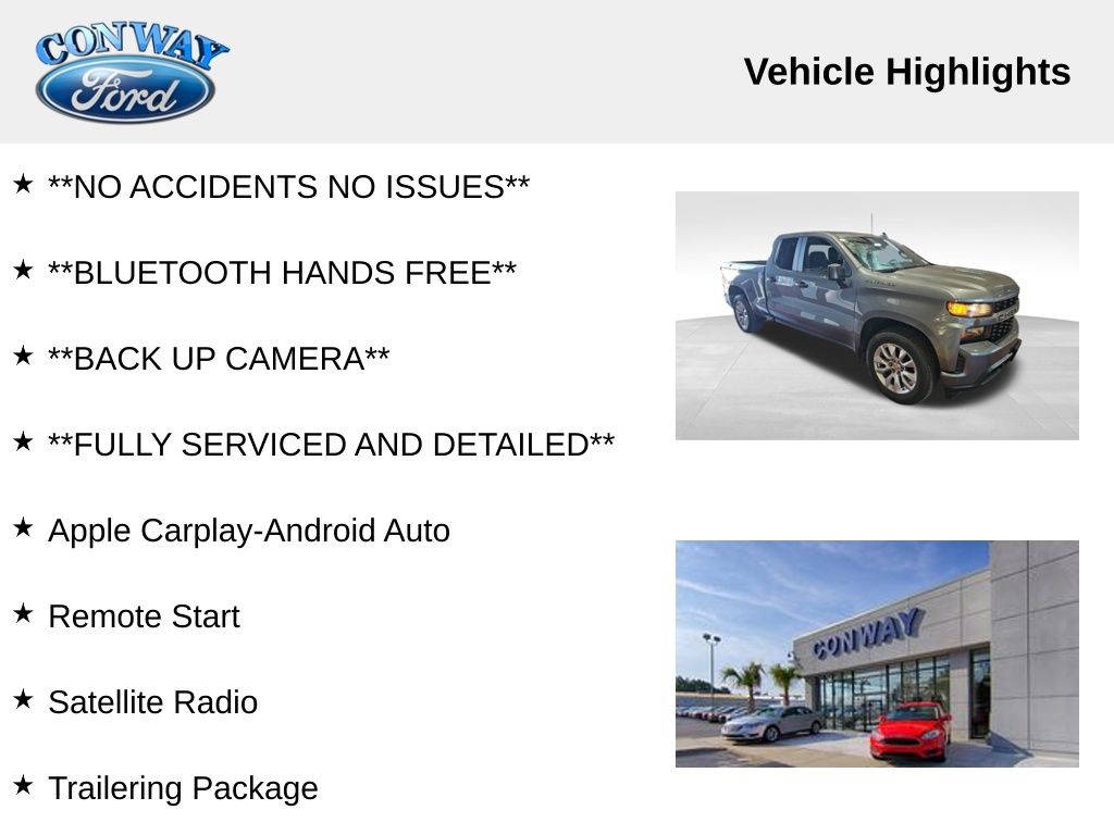 Chevrolet Silverado 1500 Custom Double Cab 2WD 2019