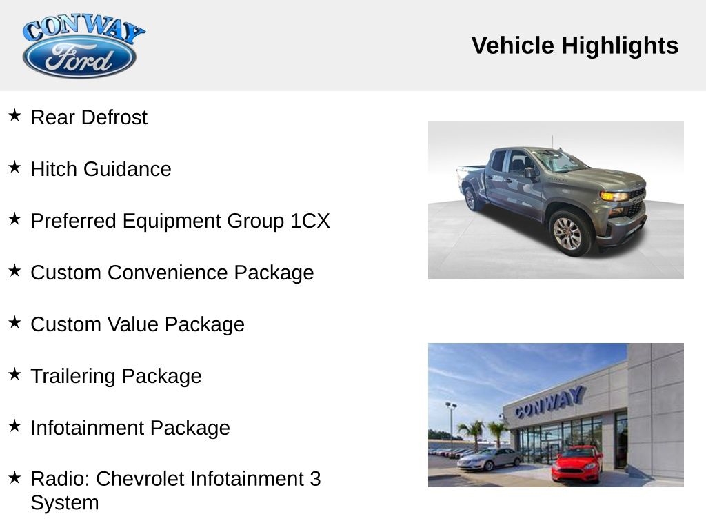 Chevrolet Silverado 1500 Custom Double Cab 2WD 2019