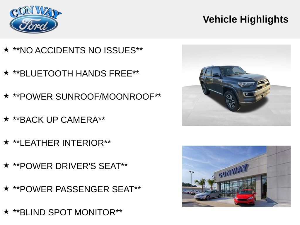 Toyota 4Runner Limited 4WD 2022