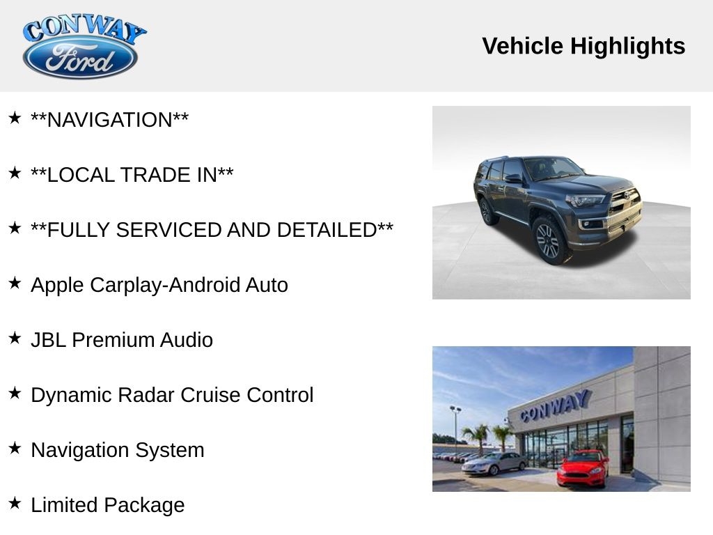 Toyota 4Runner Limited 4WD 2022