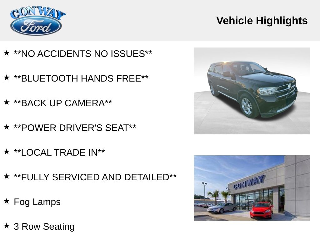 Dodge Durango SXT RWD 2012