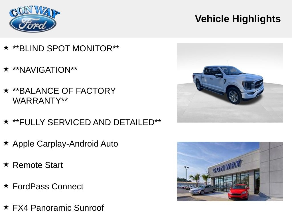 Ford F-150 Lariat SuperCrew 5.5-ft. Bed 4WD 2023