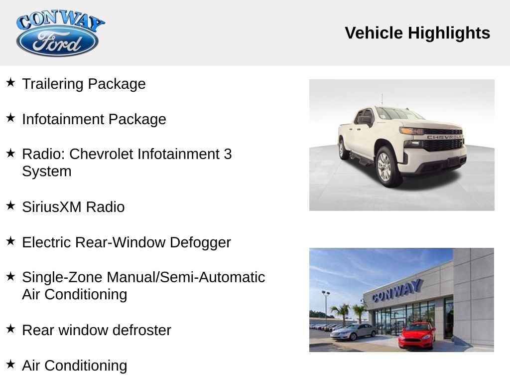 Chevrolet Silverado 1500 Custom Double Cab 4WD 2021