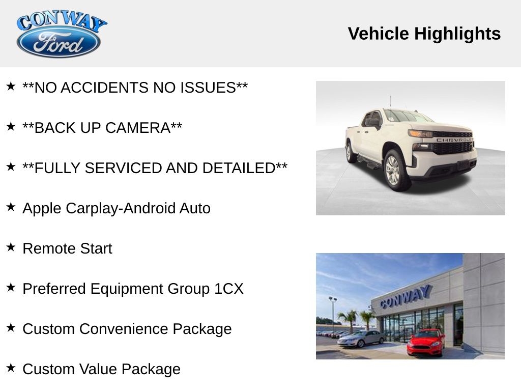 Chevrolet Silverado 1500 Custom Double Cab 4WD 2021