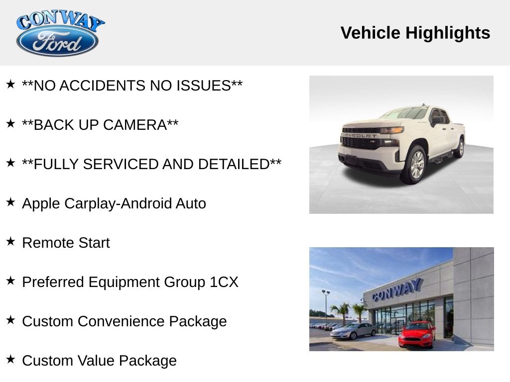 Chevrolet Silverado 1500 Custom Double Cab 4WD 2021